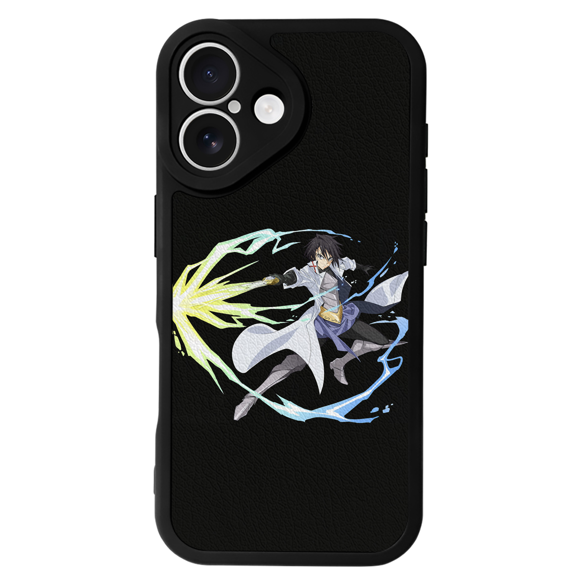 （画像用） 転スラ Regarding Reincarnated to Slime 【iPhone 16シリーズ対応】シリコンスマホケース（レザー調） 材質：シリコン